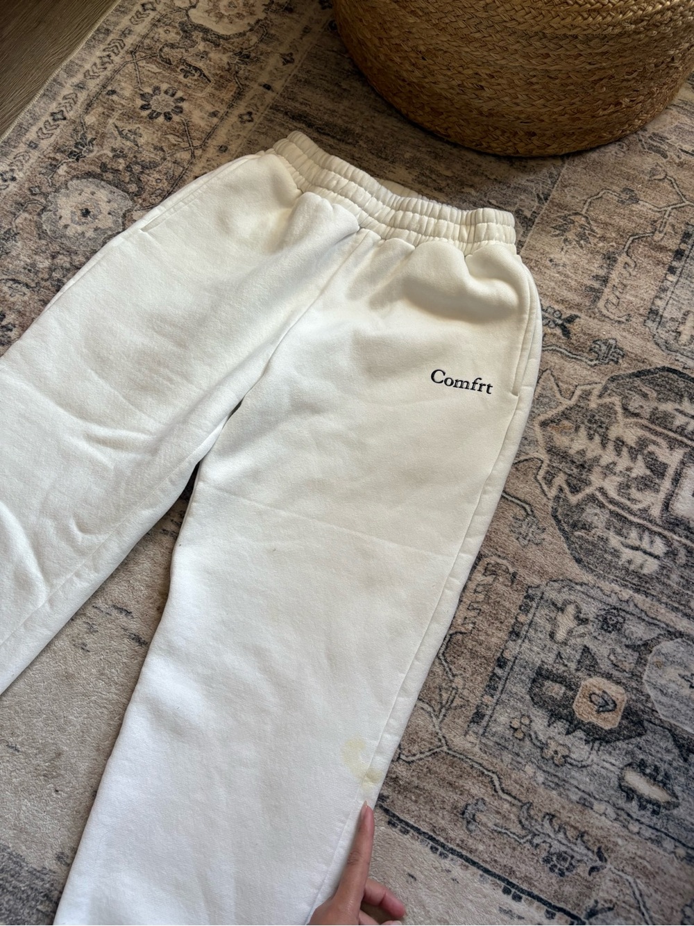 Comfrt cloud sweatspants size S in show white - Picture 4 of 10